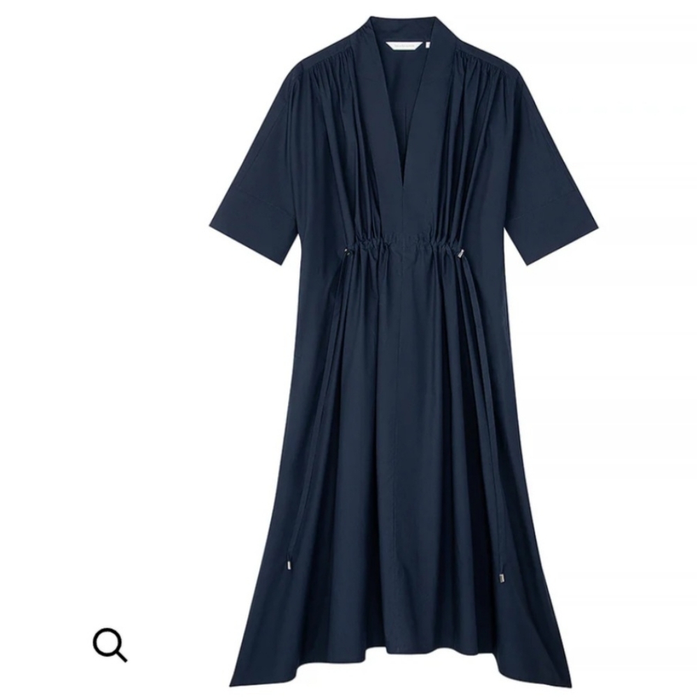 Shirt Dress with Drawstring by Carla Rockmore
